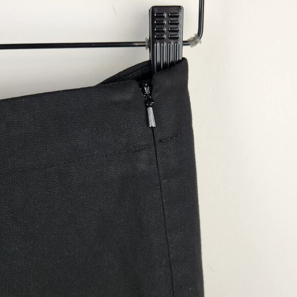 Talbots Black Classic Slim Trouser Pants Side Zip sz 8 Career Office - Picture 6 of 9